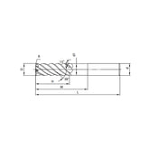Solid carbide milling Torus mill High-performance machining TM-9RP - Makotools Industrial Supply Tools for Metal Cutting